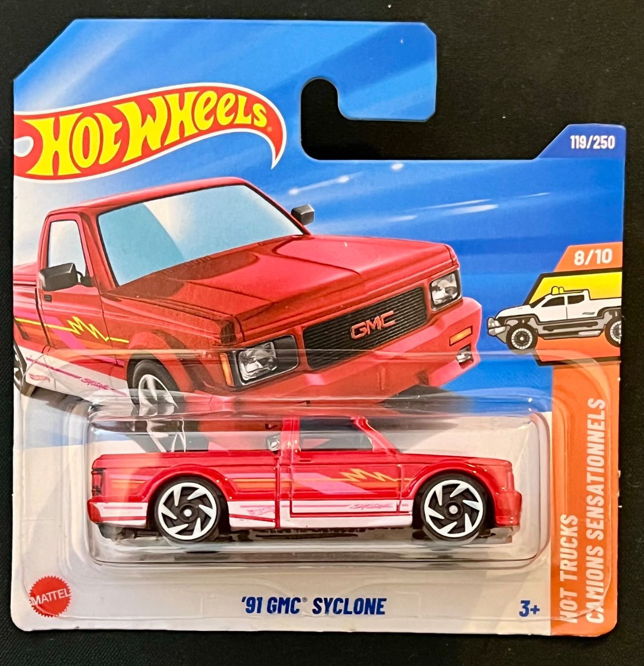 Hot Wheels Modellini d'auto: Hot Wheels '91 GMC Syclone, 119/250 – Nuovo e nell'imballaggio originale da Rümlang venduto da Wantedjoe
