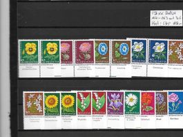 PJ 1958 - 1963 ** Restlot mit Tab Kat: CHF  108.-