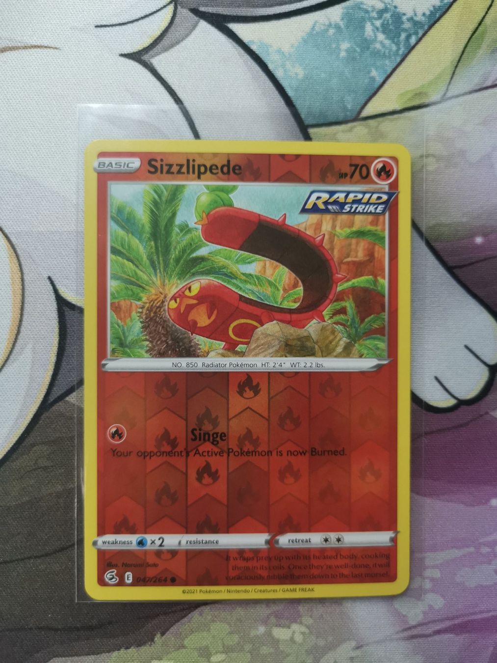 Pokémon Carte collezionabili: Sizzlipede (FST 047) Reverse Holo Anglais – Nuovo (secondo la descrizione) da Morges venduto da ine_qjg2