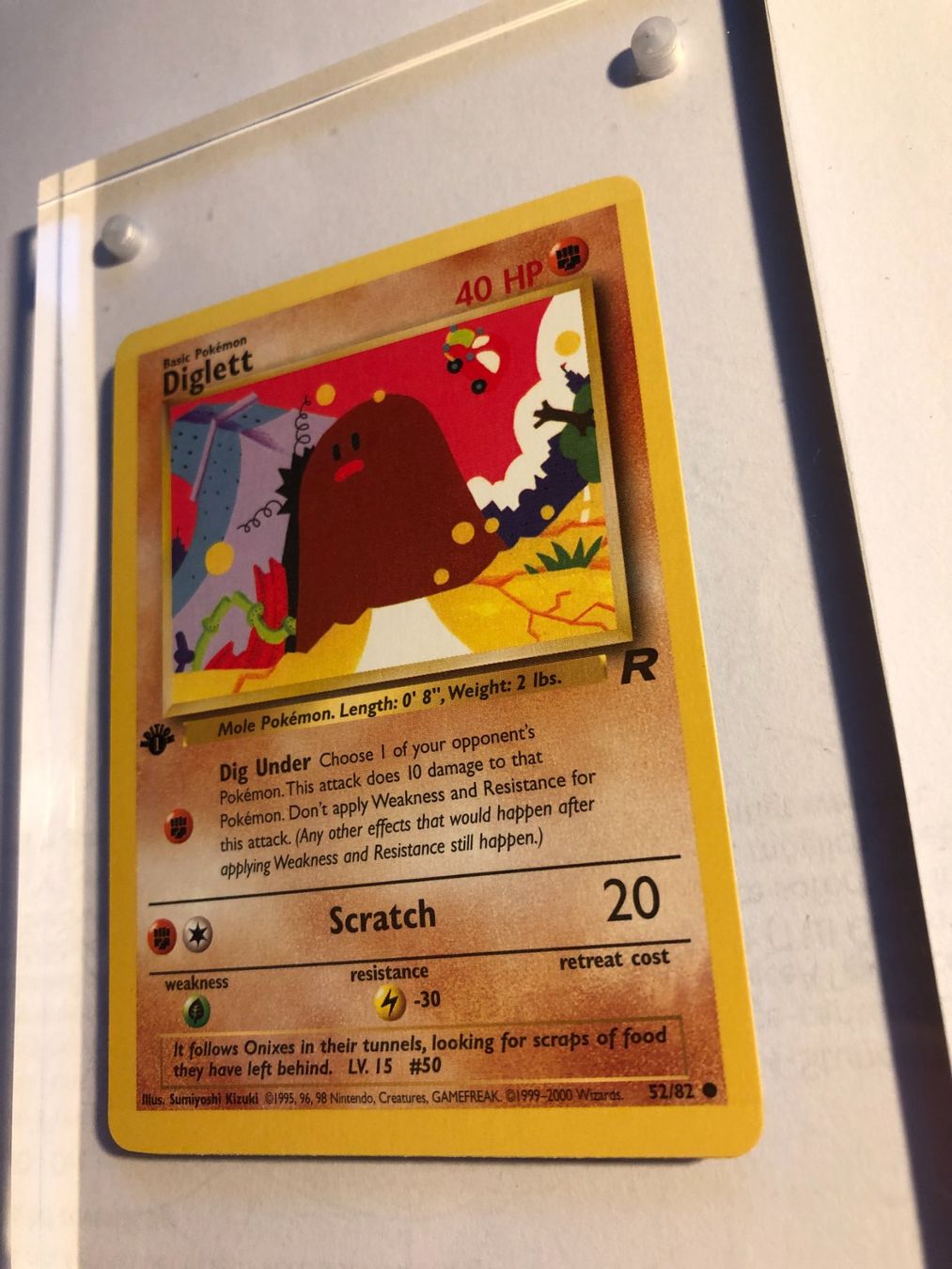 Sammelbilder & Trading cards: Diglett 1st Team Rocket - MINT - ab 1.- – Gebraucht aus Giubiasco von dan_pr8b 2