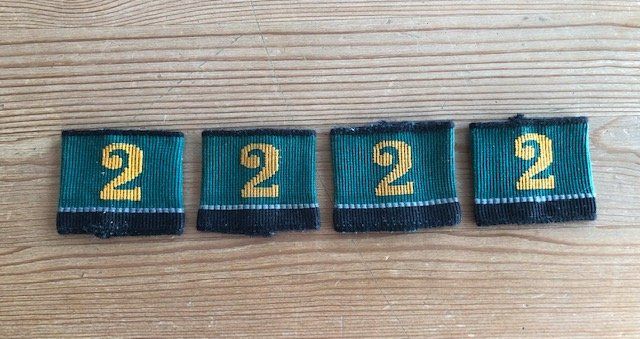 Schweizer Armee Placchette & Badge: Epaulettes authentique de l'armée Suisse – Usato da Aigle venduto da Tchamille