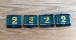 Epaulettes authentique de l'armée Suisse