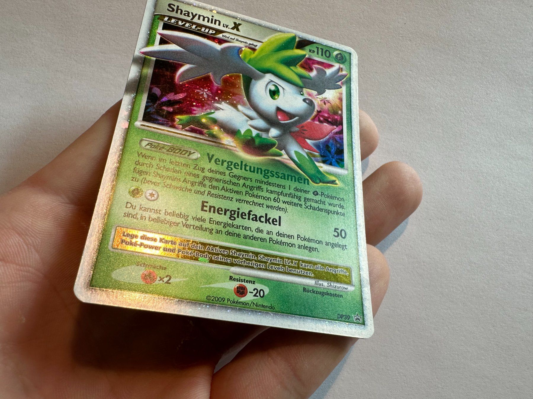 Pokémon Carte collezionabili: Shaymin lv. X D&P Promo DE – Usato da Hagendorn venduto da Pokecollectorch 2
