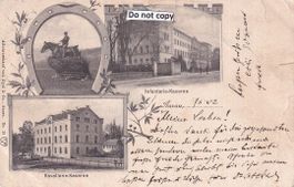 Aarau  AG   -  Kavallerie- und Infanteriekaserne    um 1902