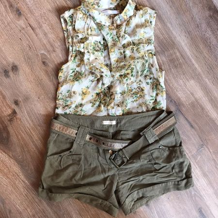 PROMOD 💚 set Short + Top assorti XS