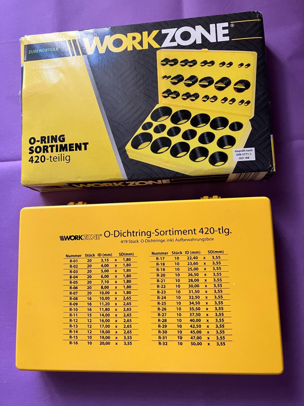 Sanitär: O-Ring/ Dichtring-Sortiment  420 teilig – Neu und originalverpackt aus Aadorf von heiluz15