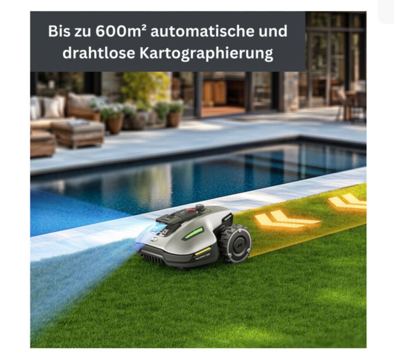 Mammotion Tagliaerba: Mammotion Rasenroboter Yuka Mini 600 – Usato da Hünenberg venduto da gipsy2308 4