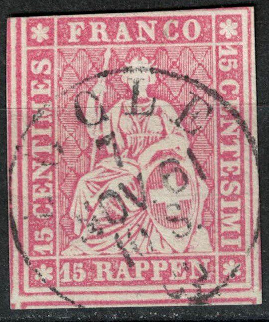 Tous les timbres: Strubel 24 gestempelt – D'occasion à Bern par bae_958f