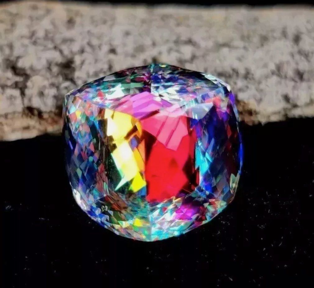 Pietre preziose: 51,7ct Cube Rainbow Color Mystic – Nuovo e nell'imballaggio originale da Genève venduto da AWWA 3