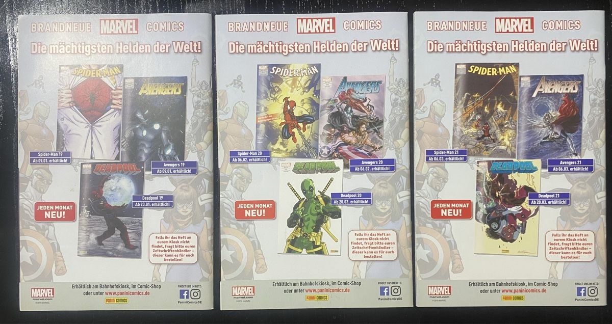 Fumetti: Secret Empire Nr. 1-3 von 6.  Marvel/Panini – Usato da Zuerich venduto da SonderArt-Wertgut 6