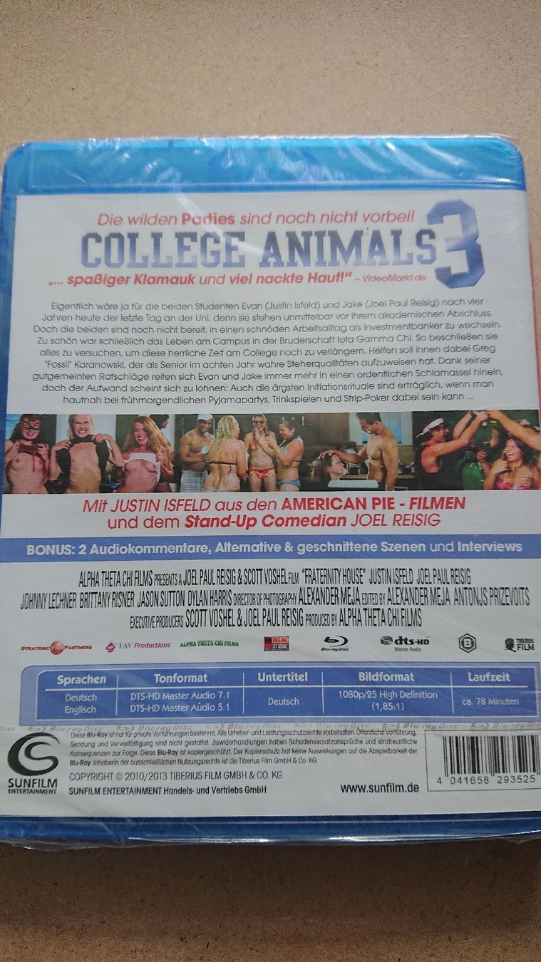 Tutti i DVDs: College Animals 3 - Blu-Ray - NEU – Nuovo e nell'imballaggio originale da Chur venduto da FreakofRarity 1
