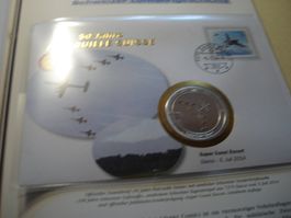 Medaillenbrief Patrouille Suisse, 2014, Super Conni Escort