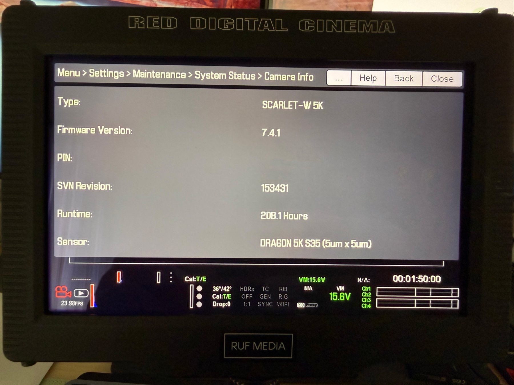 Red Videocamere: RED DSMC2 SCARLET-W 5K Dragon – Usato da Horgen venduto da Fabel4me 9