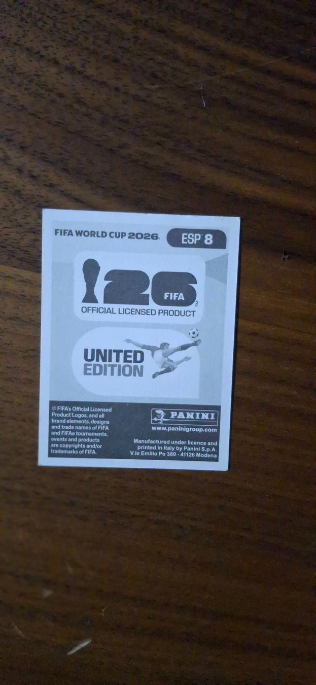 Panini Cartes à collectionner: WM 2026 Panini MARC CUCURELLA ESP 8 – Neuf (Voir description) à Küttigen par Bdavid0 1