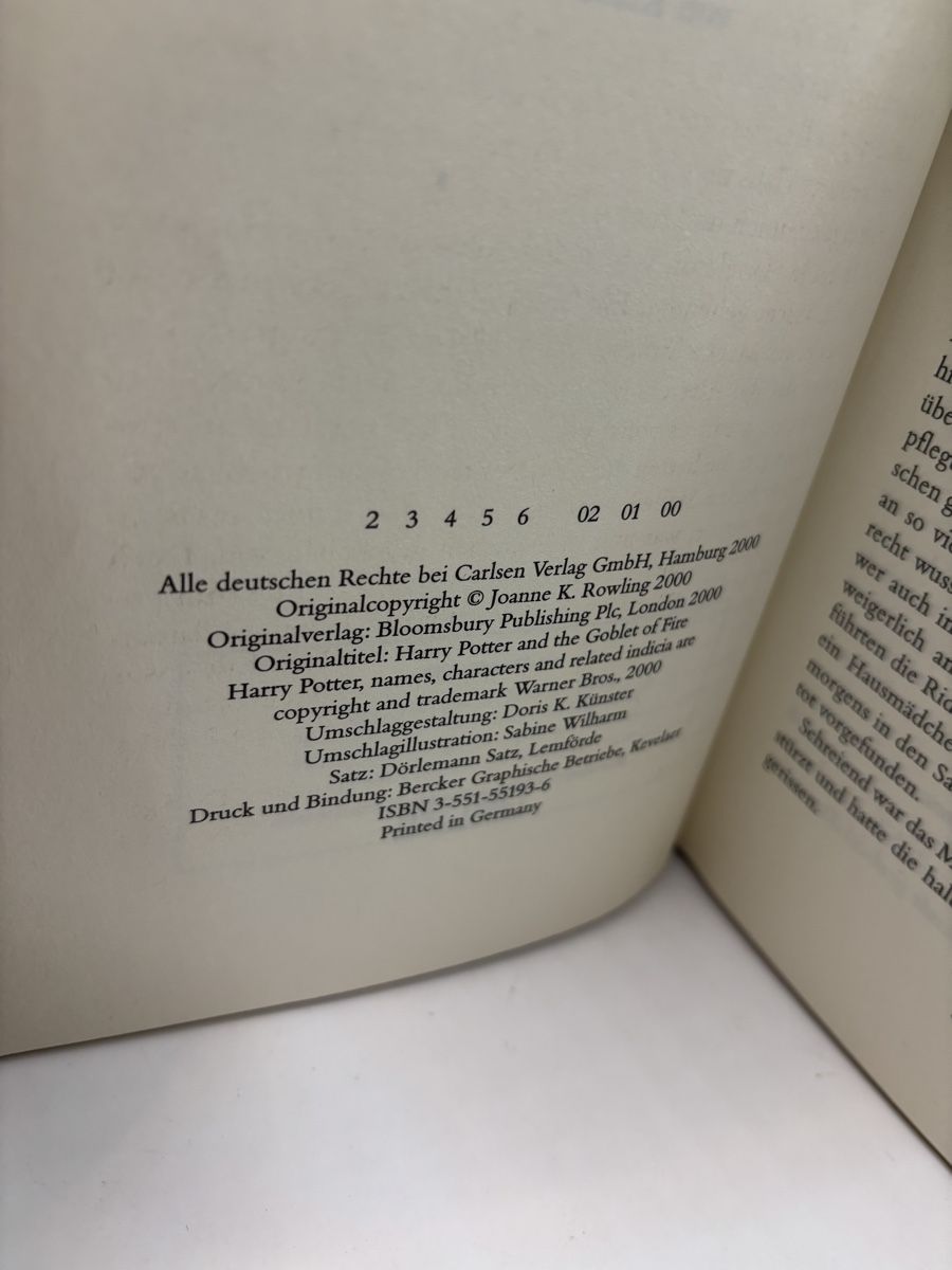 Libri: 2x Buch Harry Potter DE – Usato da Genève venduto da sho_67qj 8