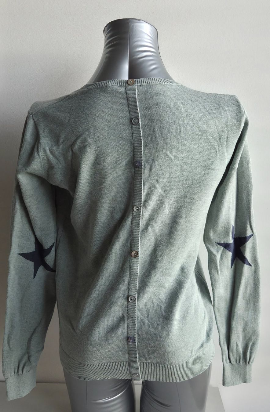 Mexx Maglioni & Felpe: MEXX Pullover Mintgrün mit Sternen Y2K, Gr. M – Usato da Winterthur venduto da Ele_Ele18 1