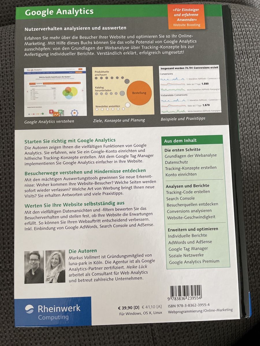Libri: Google Analytics Handbuch, 2. Auflage – Nuovo e nell'imballaggio originale da Root D4 venduto da dm96 1