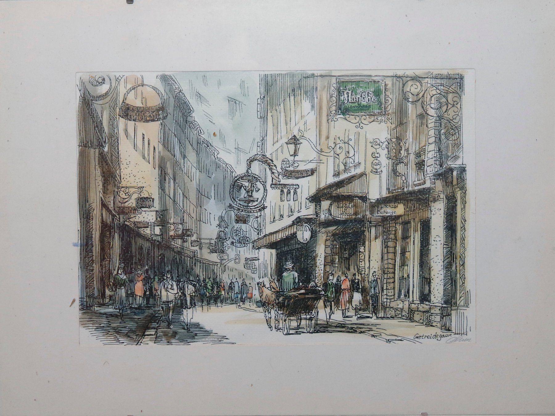 Foto & Immagini: Bild Getreidegasse 40x30 cm – Usato da Allschwil venduto da yogatobi88