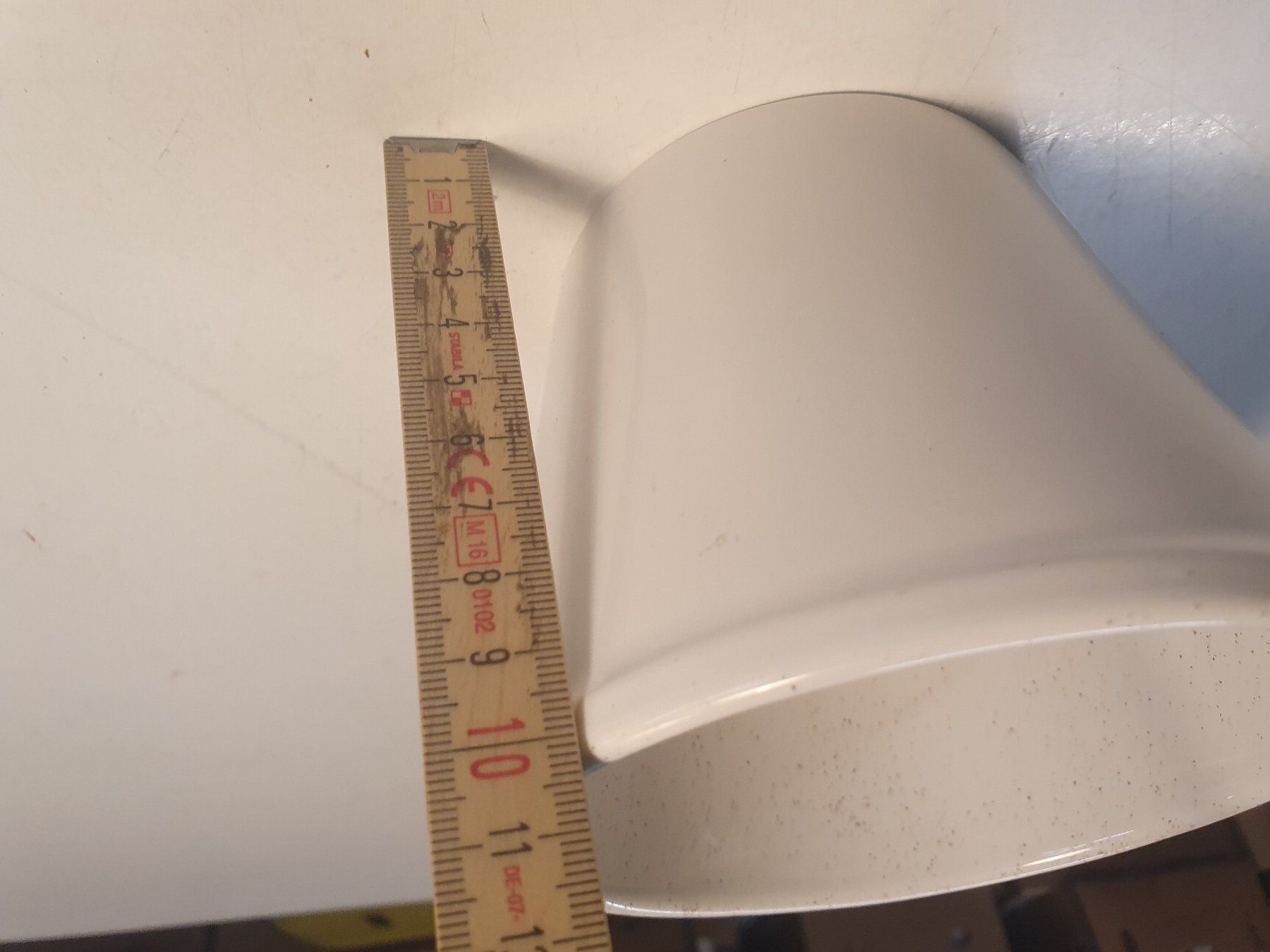 Blumentöpfe: Cachepot konisch weiss 13 x 10.5 cm – Gebraucht aus Zürich von loosebone 3