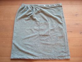Saunakilt, Sauna-Sarong, Frotteetuch, lindengrün
