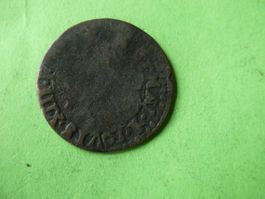 Frankreich unbekannte alte  Kupfermünze 20 mm