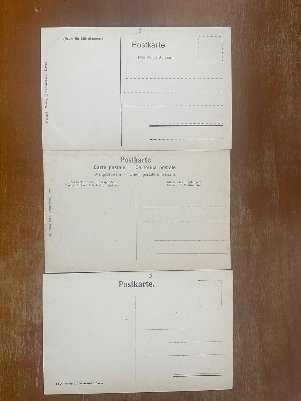 Cartoline postali: 3 AK Davos – Usato da Zürich venduto da tol_b7c7 1