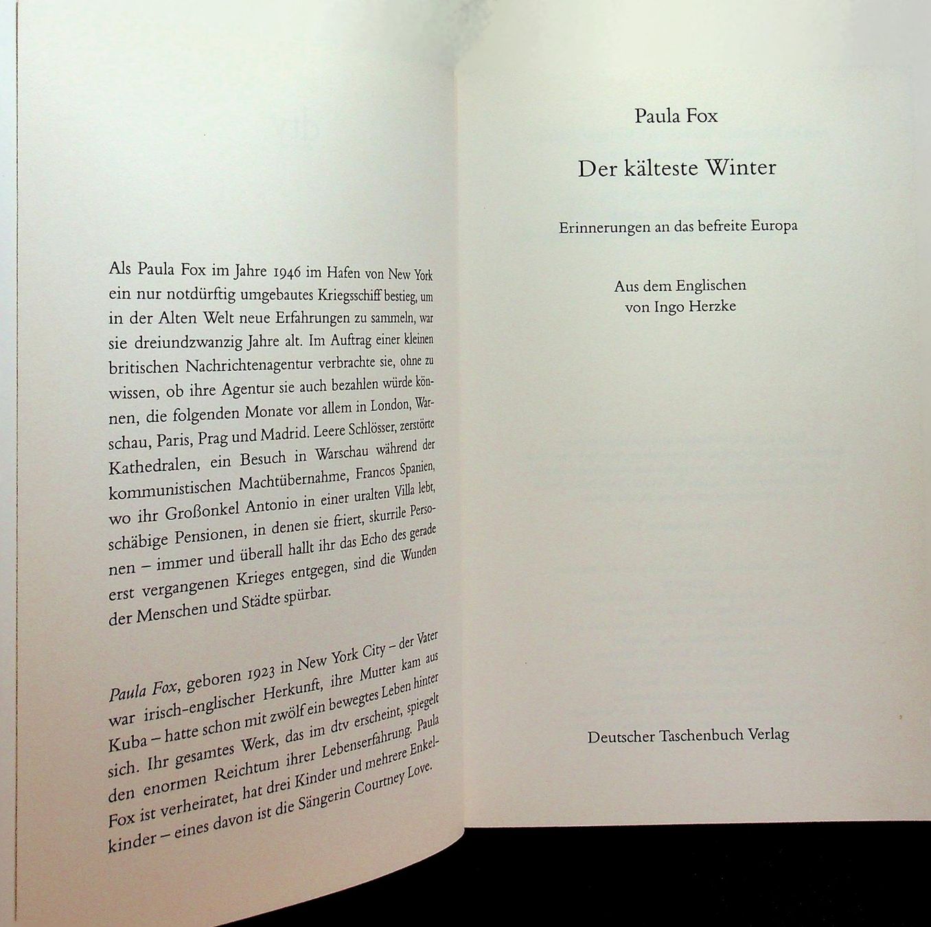 Libri: Paula Fox Der kälteste Winter  dtv  200'8 – Usato da Reitnau venduto da Zaomir 2