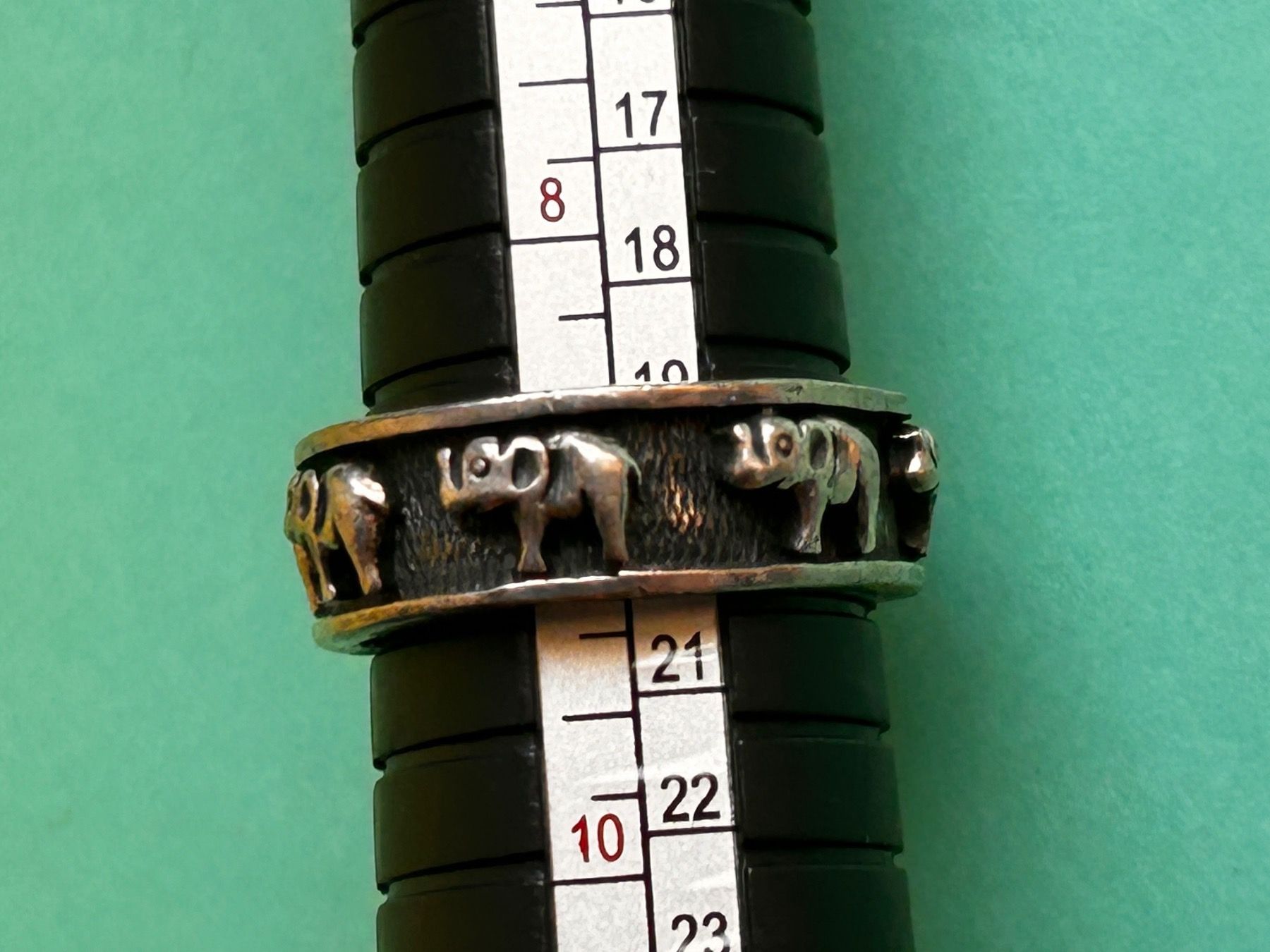 Anelli: Silberring Elefanten, Gr. 60 – Usato da Dittingen venduto da Bijoubelle 6