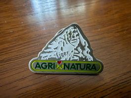 Pin Anstecknadel Agri Natura Eiger gebraucht Zustand