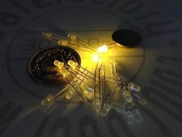LED diffus 3mm, 50 Stück warmweiss