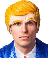 Latex-Frisur / Stirnmaske Trump