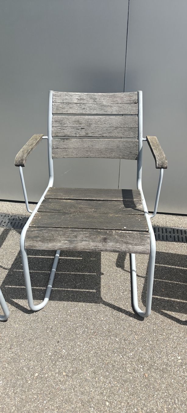 Sedie: 4 Teakholz Gartenstühle – Usato da Thalwil venduto da Tindra01 3