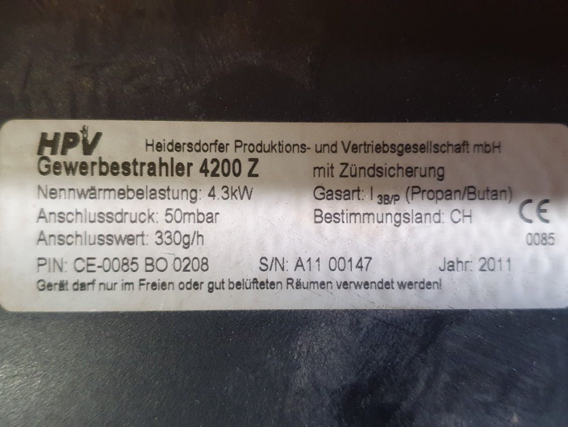 Tutti gli attrezzi: Gas Flaschen Strahler – Usato da Läufelfingen venduto da jac_vp95 2