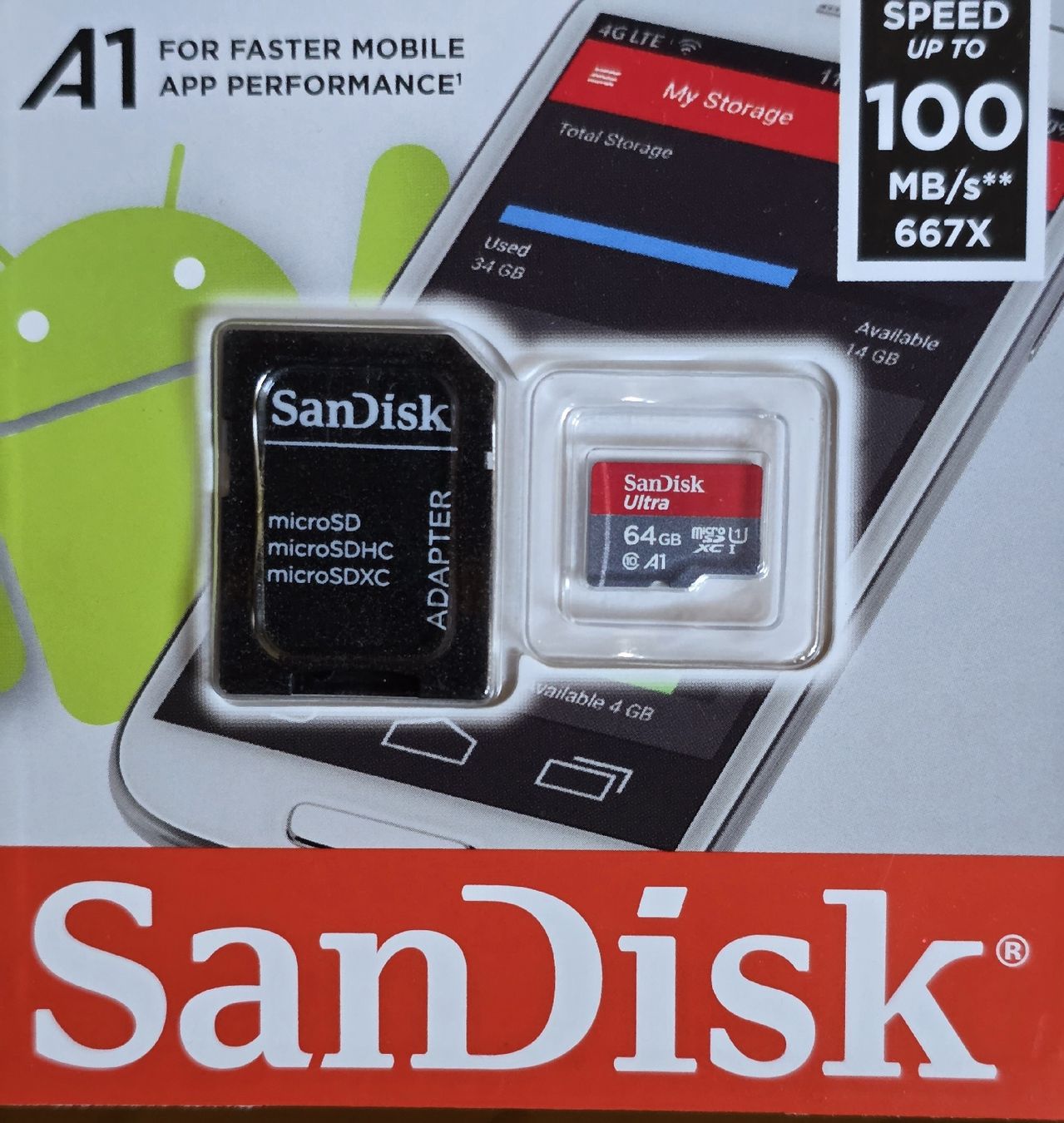 Sandisk Speicherkarten: San Disk Micro SD Ultra 64 GB – Neu und originalverpackt aus Neuenhof von stufflikethat