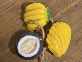 Früchteseifen aus Thailand Ananas, Banane und Coco (3er Set)
