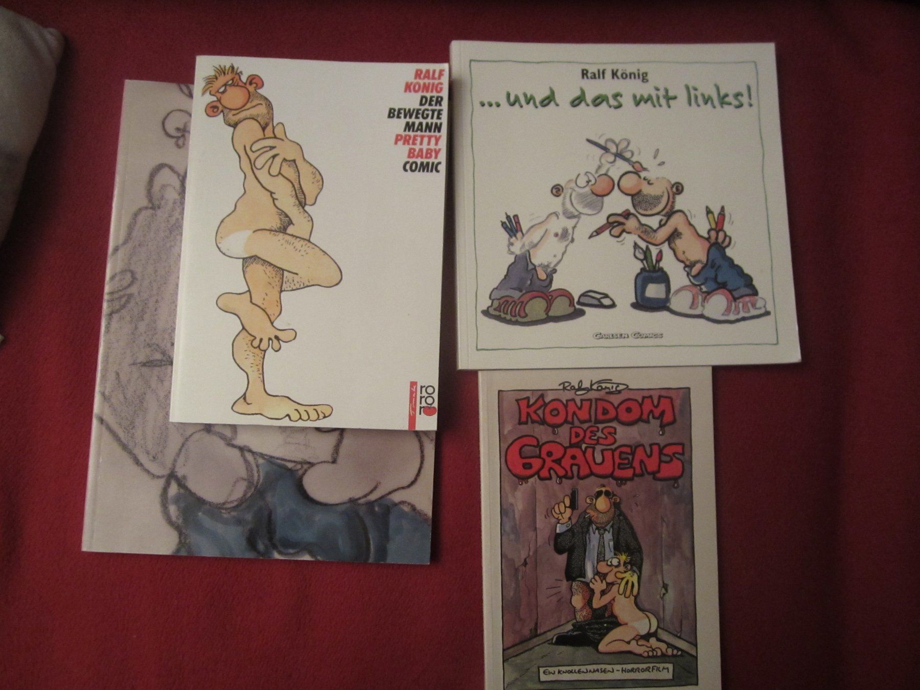 Fumetti: 4 X RALF KÖNIG-COMIC-LOT( – Usato da Volketswil venduto da nemo2000 2
