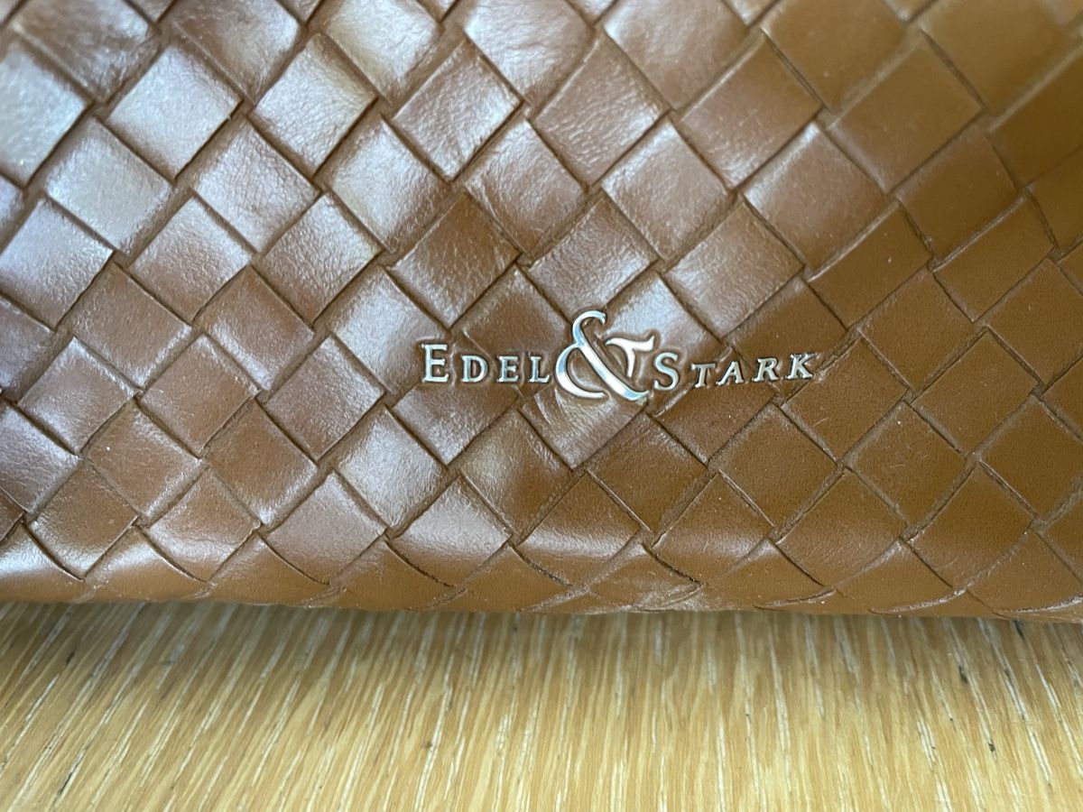 Borse da donna: Edel&Stark Brown Woven Tote Bag – Usato da Genolier venduto da Tom0712 2