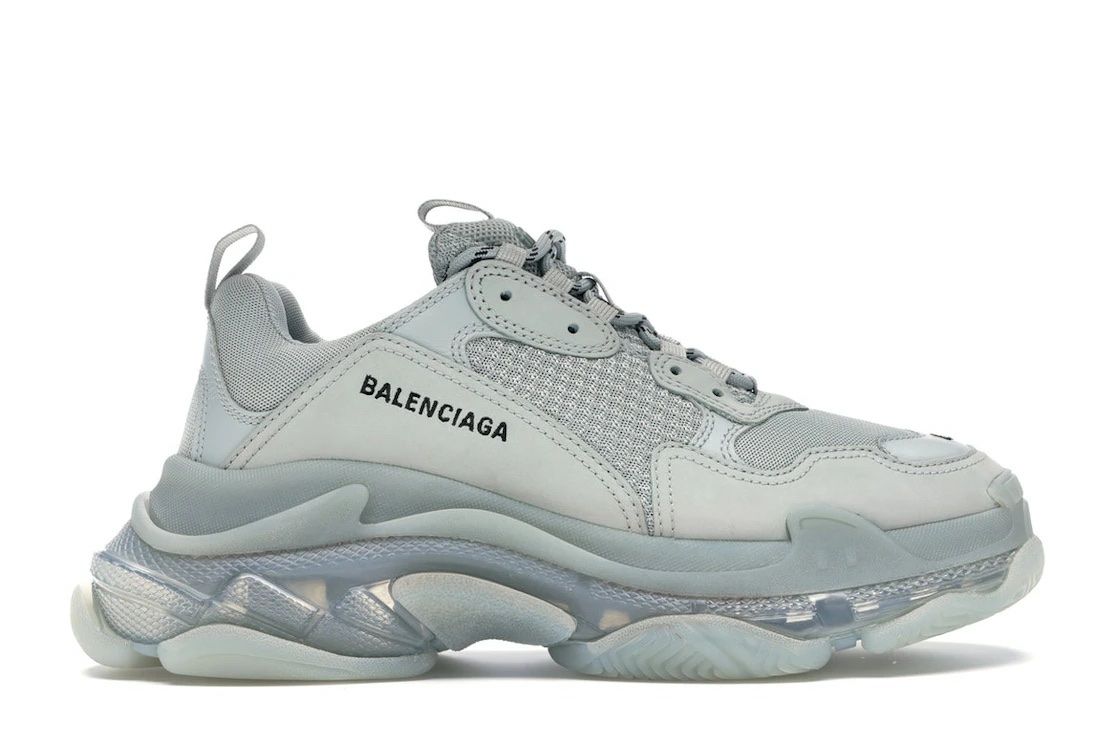 Balenciaga Scarpe da uomo: BALENCIAGA Triple S - Clear Sole Grey – Usato da Dübendorf venduto da kingsami