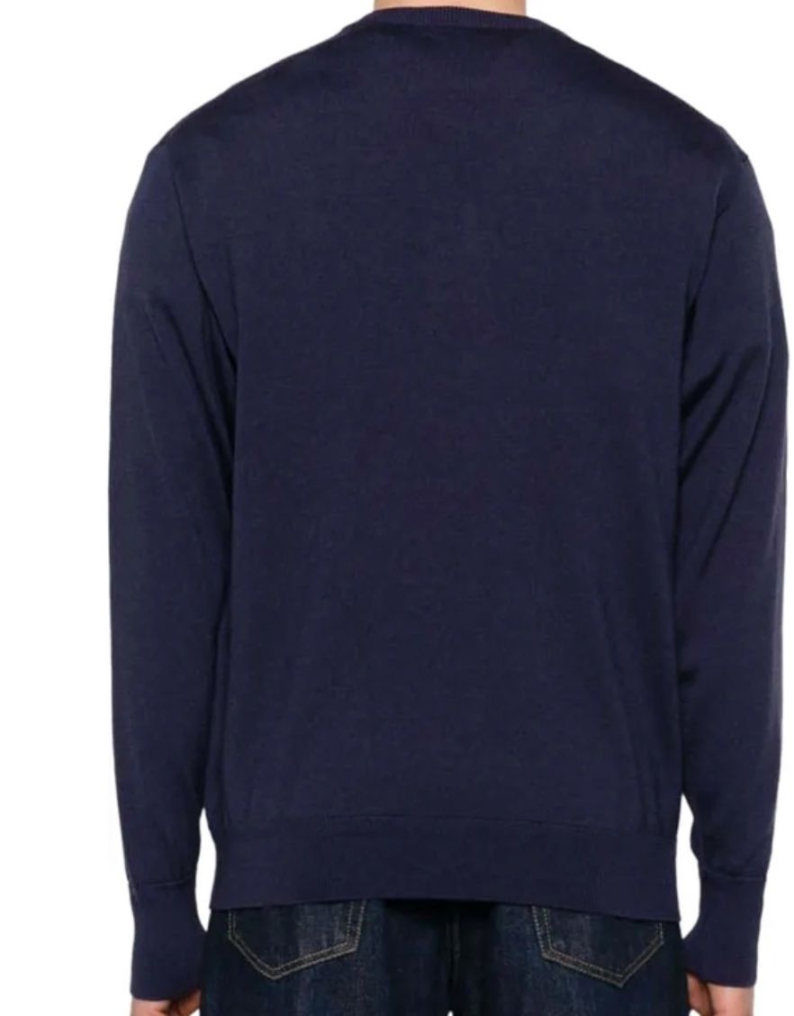 Bally Pullover & Sweatshirts: Bally-Pullover klassisch Marineblau G 50 Baumwolle hochwert – Neu und originalverpackt aus Volketswil von praxis12 3