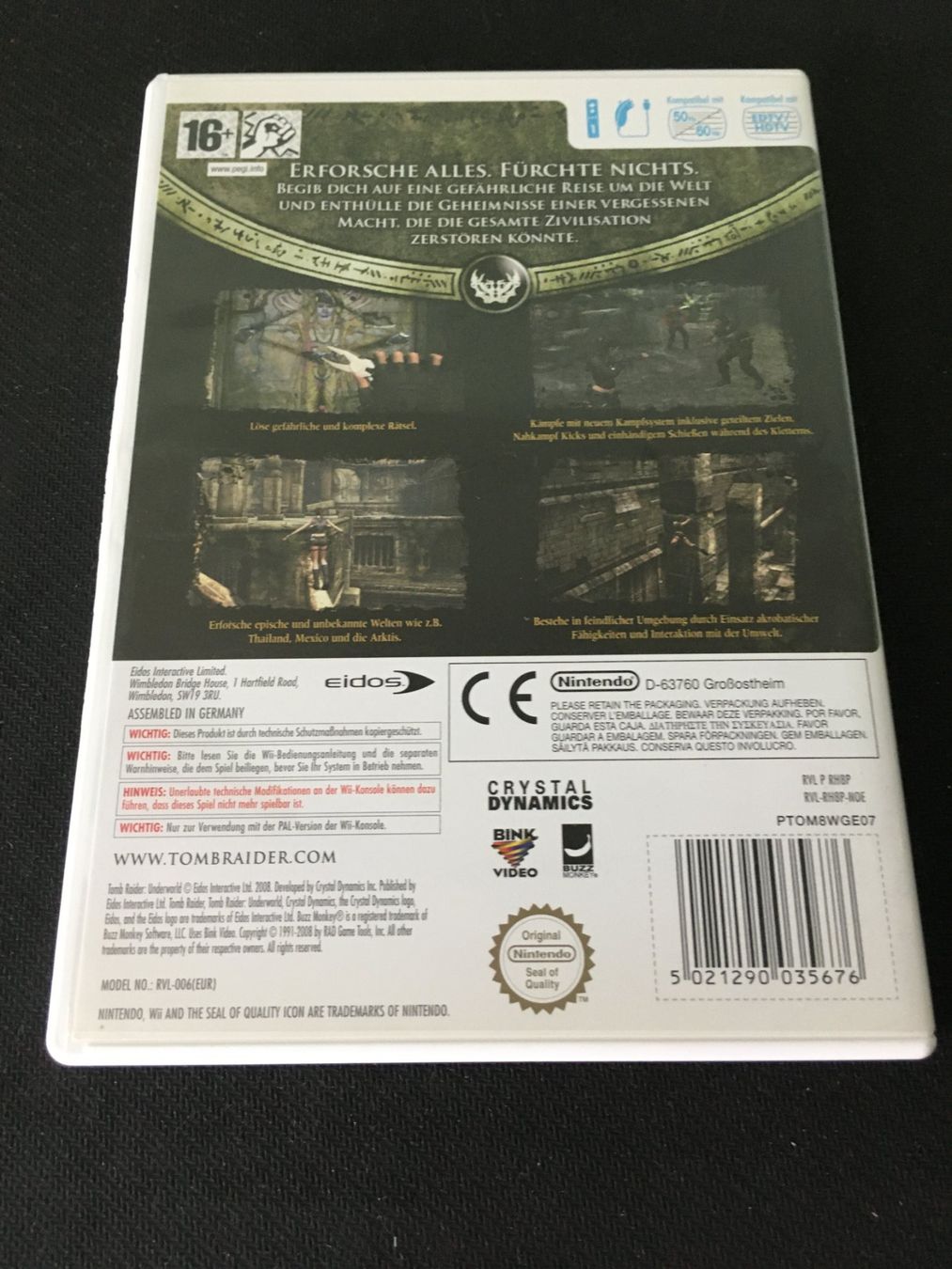 Nintendo Spiele: Tomb Raider Underworld - Nintendo Wii Game – Gebraucht aus St.Gallen von Punktchen01 1