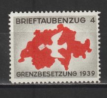 Brieftaubendienst Nr. 6/1 Abklatsch *