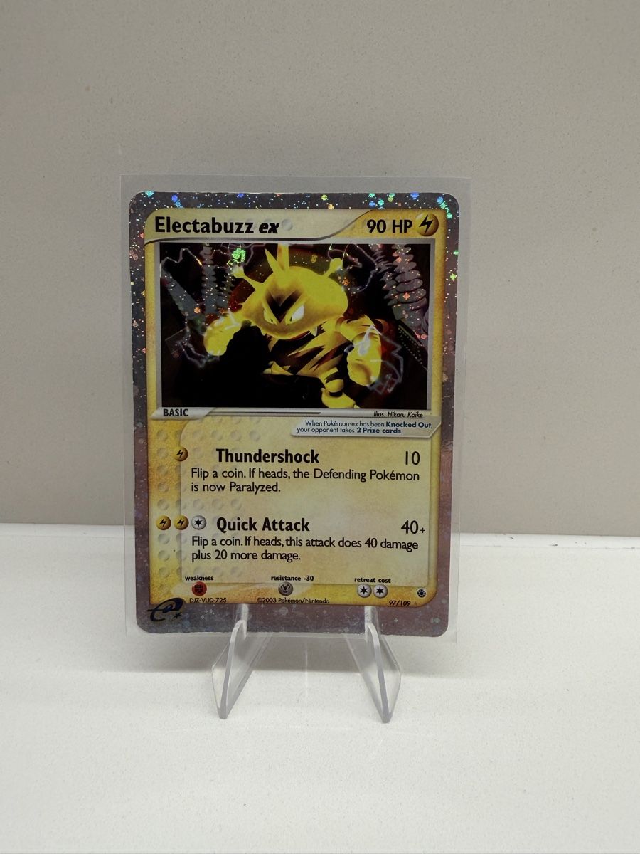 Pokémon Cartes à collectionner: Electabuzz ex Ultra Rare EX Ruby & Sapphire 2003 – D'occasion à Arlesheim par WungaBunga