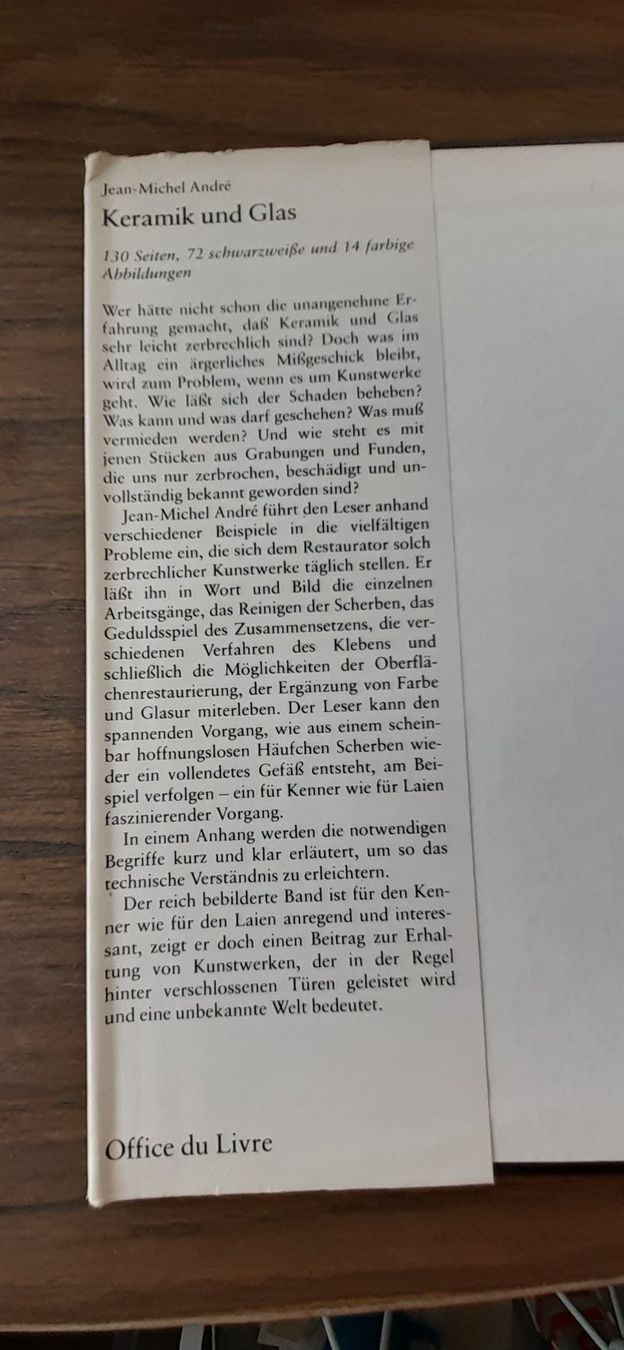 Libri: Keramik und Glas – Usato da Mörschwil venduto da aik_x8mc 1