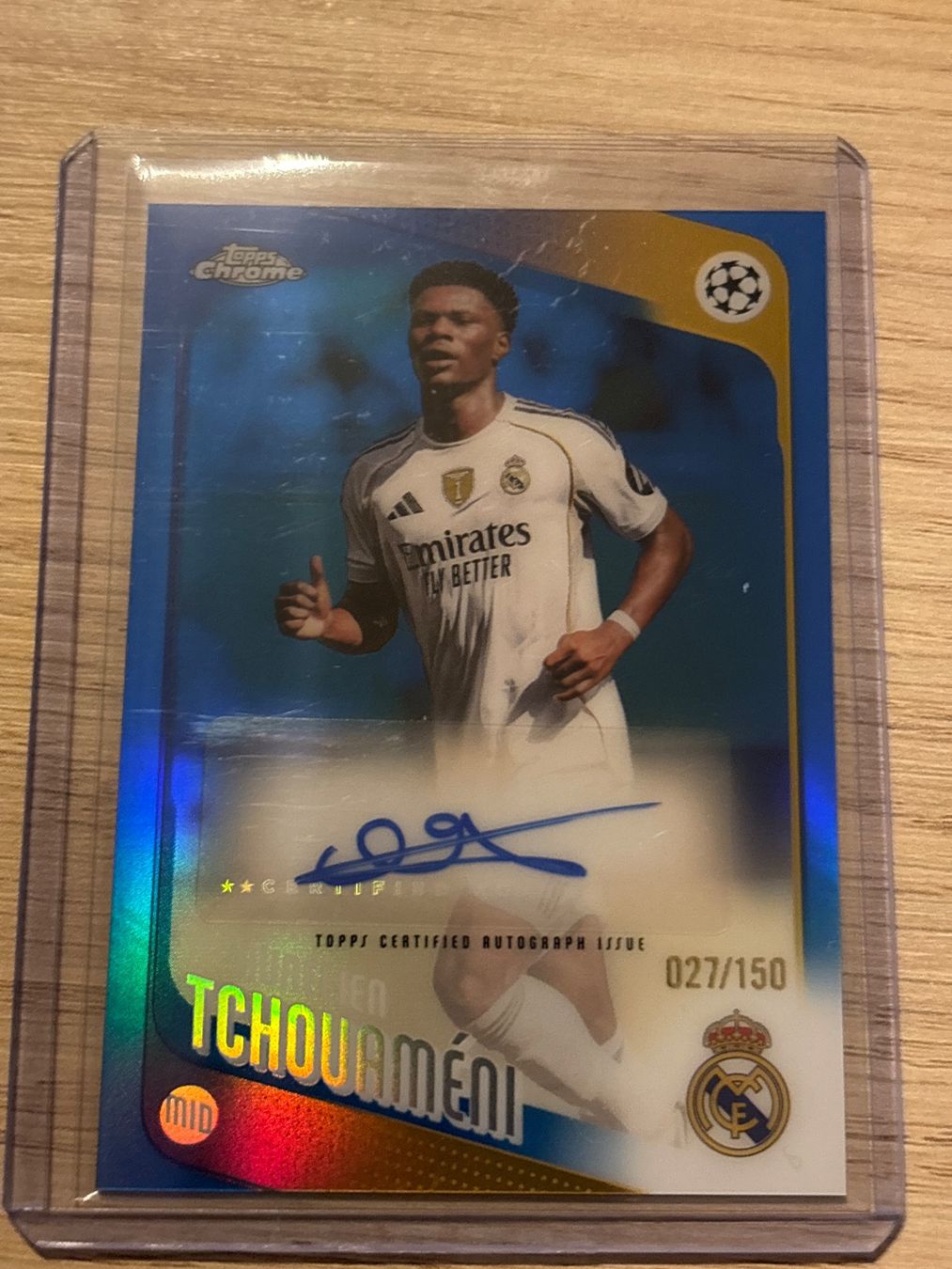 Topps Carte collezionabili: Topps Chrome UCC 25/26 Tchouameni /150 Auto – Nuovo (secondo la descrizione) da Zürich venduto da BVBWINNER