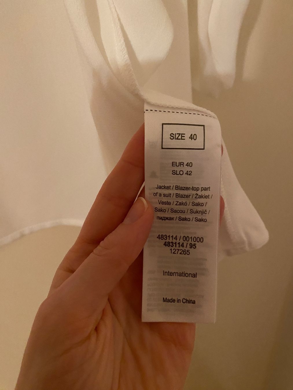 Orsay Giacche: Blazer / Jäckchen Orsay 40 weiss – Nuovo (secondo la descrizione) da Zürich venduto da Wim-Broccoli 2