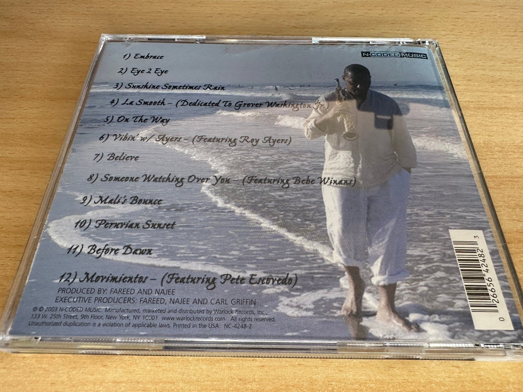 CD: Najee – Embrace – Usato da Rikon im Tösstal venduto da Alpenmutz 1