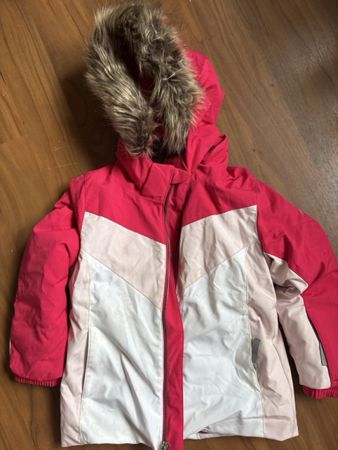 Skijacke Spyder pink weiss Grösse 6 guter Zustand