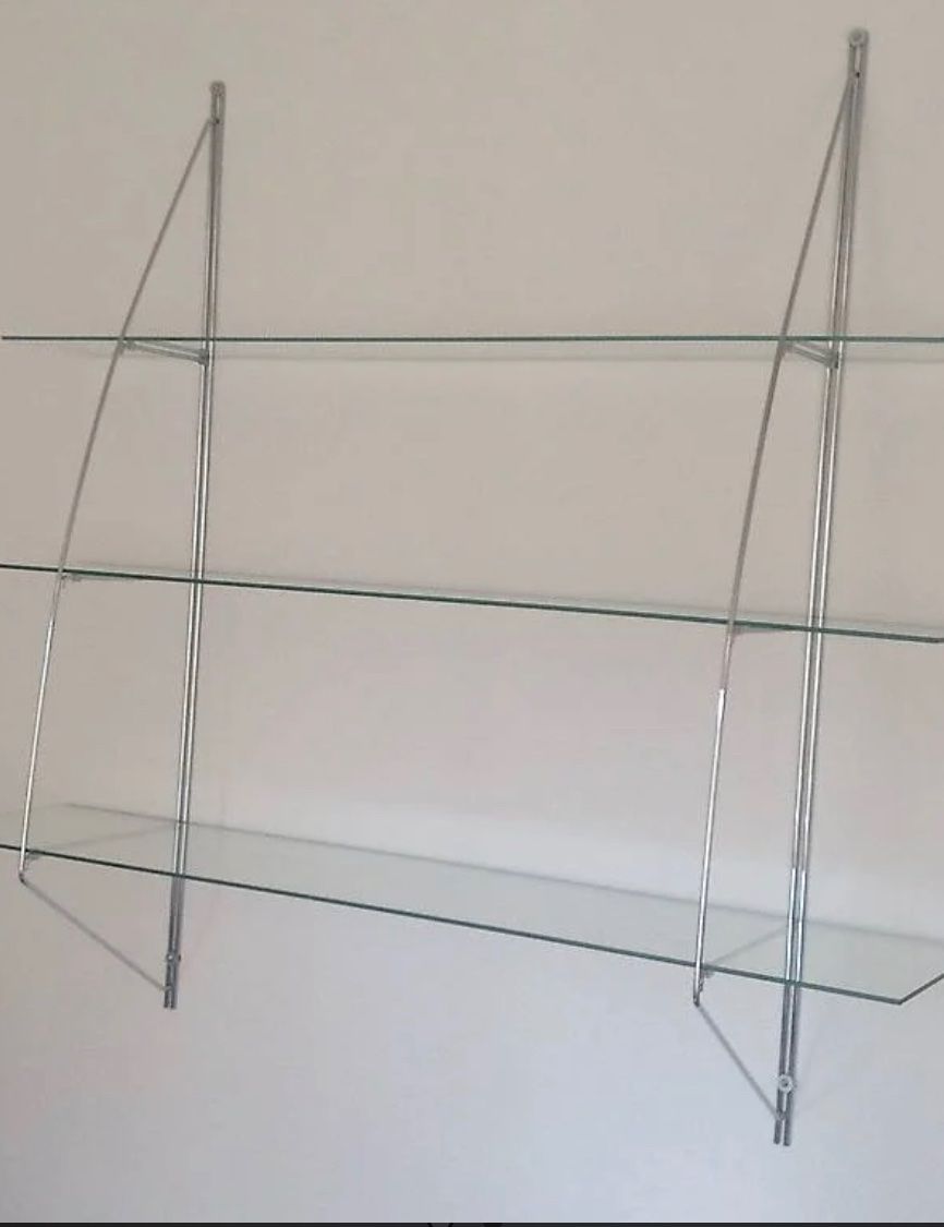 String Scaffali: Stringregal Chrom & Glas Vintage – Usato da Wallisellen venduto da Swissline11
