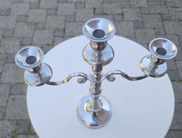 Candélabre argenté trois branches bon état