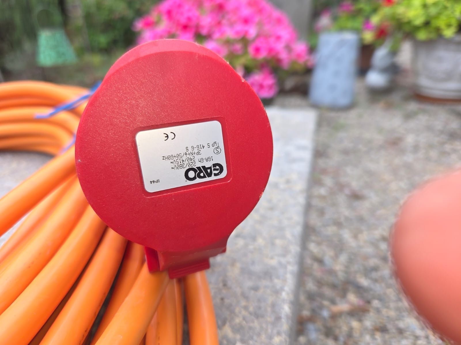 Cavi: CEE Starkstromkabel orange 16A 5-polig gebraucht – Nuovo (secondo la descrizione) da Basel venduto da mik_tm6m 1
